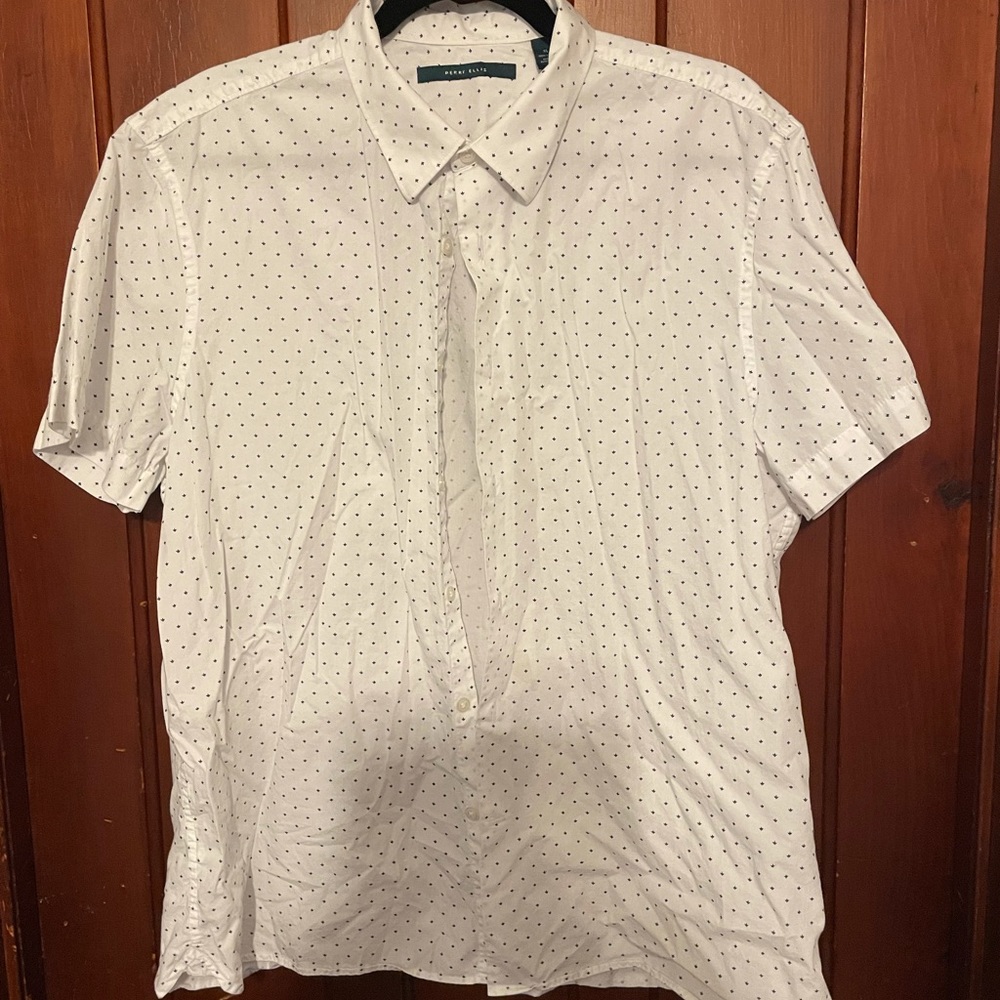 Perry Ellis Short Sleeve Button up XL